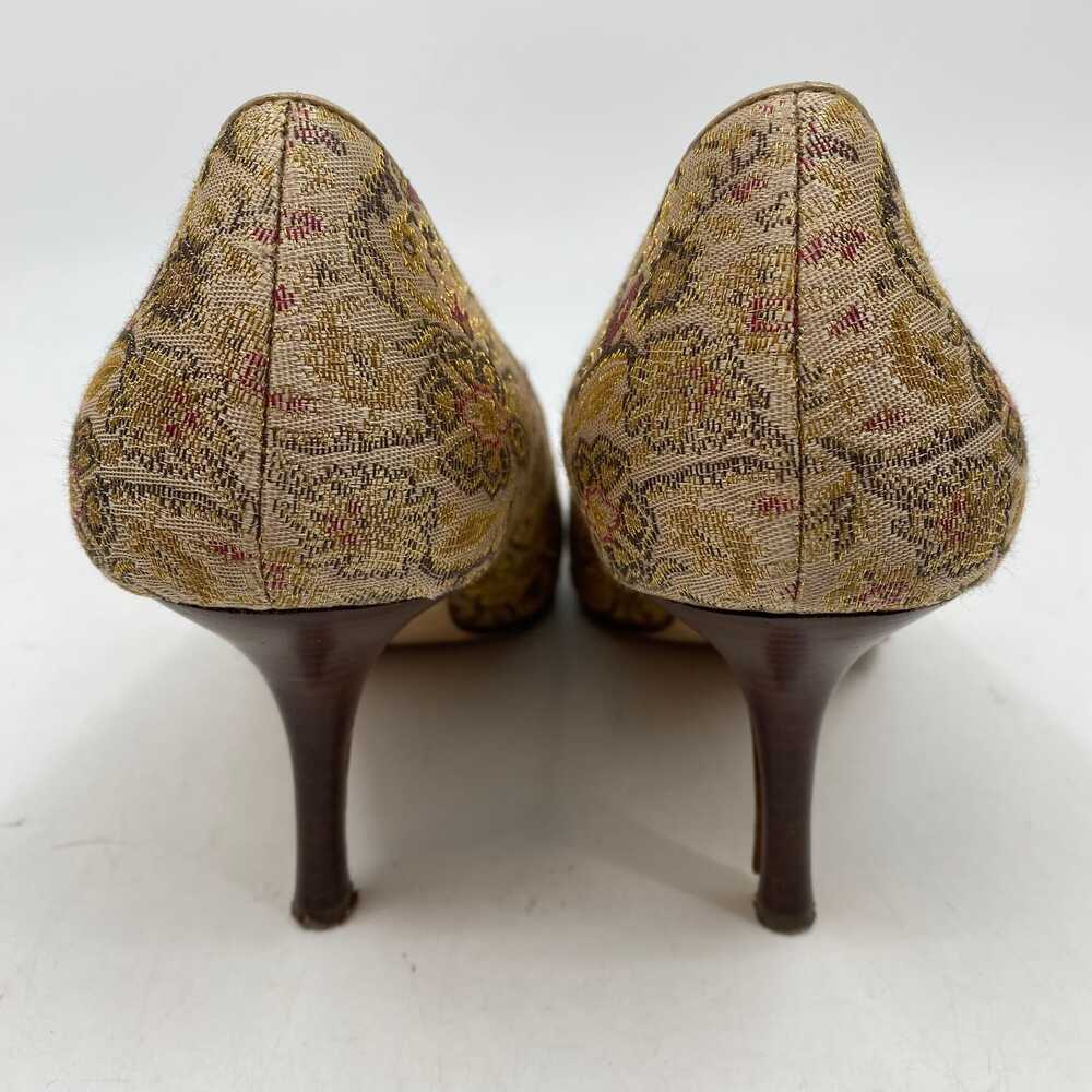 LOFT Gold Brocade Heels | Women’s Size 10 - Picture 8 of 10